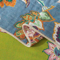 New Flowers Cotton Blanket Bedspread Double-sided Sofa Cover Household Light Luxury Nap Bed Blanket Summer Cool Quilt Bed Sheet
