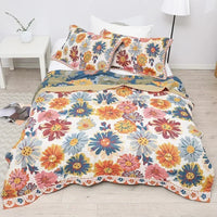 Elevate Your Summer Bliss with Our Boho Summer Cotton Quilt