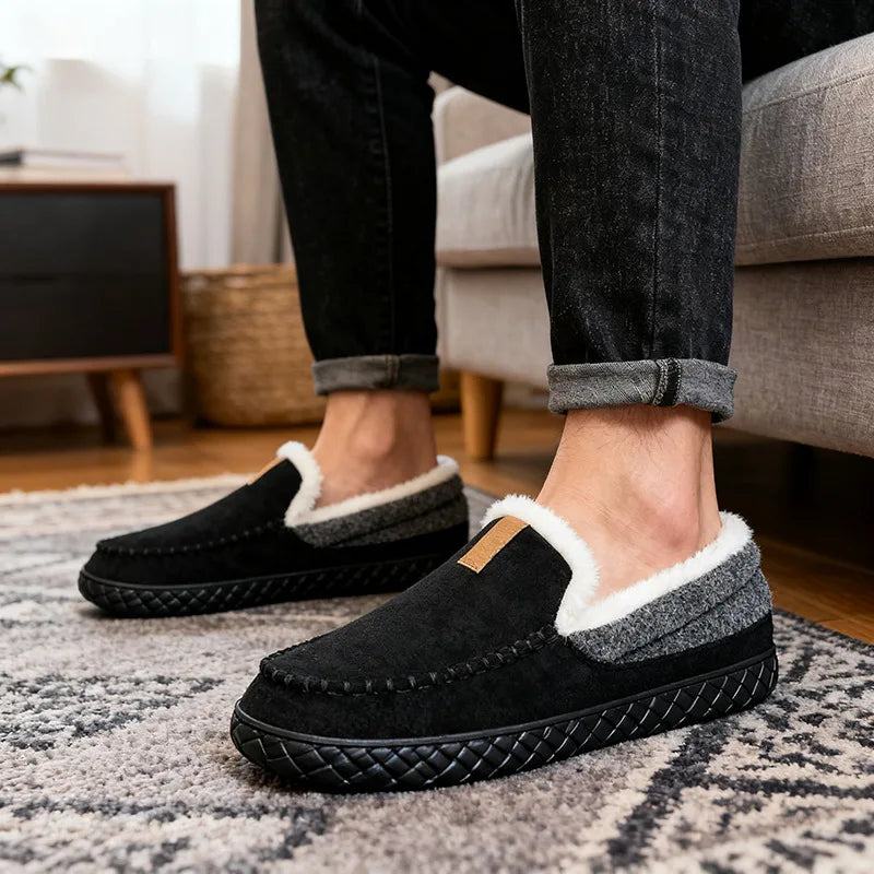 Luxury Men's Winter Slippers for Ultimate Comfort and Warmth
