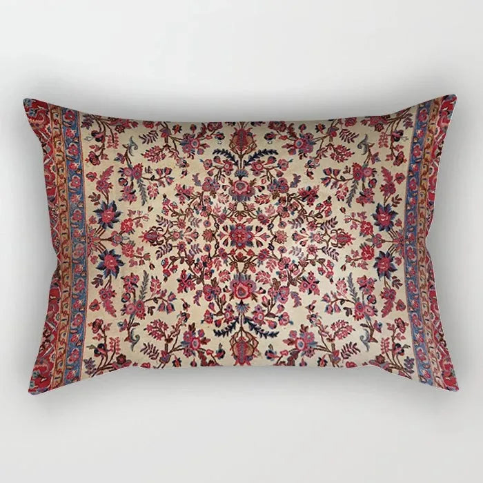 Transform Your Space with Our Bohemian Lumbar Pillow Cover