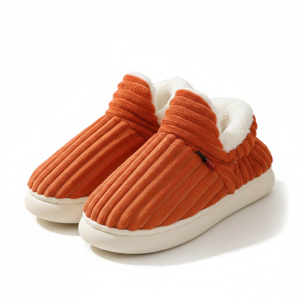 Bebealy Winter Men Slippers - Cozy and Stylish Indoor-Outdoor House Shoes