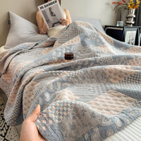 Experience Ultimate Comfort with Our Luxury Cotton Throw Blanket
