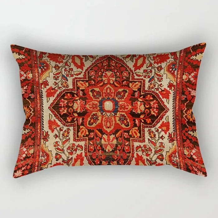 Transform Your Space with Our Bohemian Lumbar Pillow Cover
