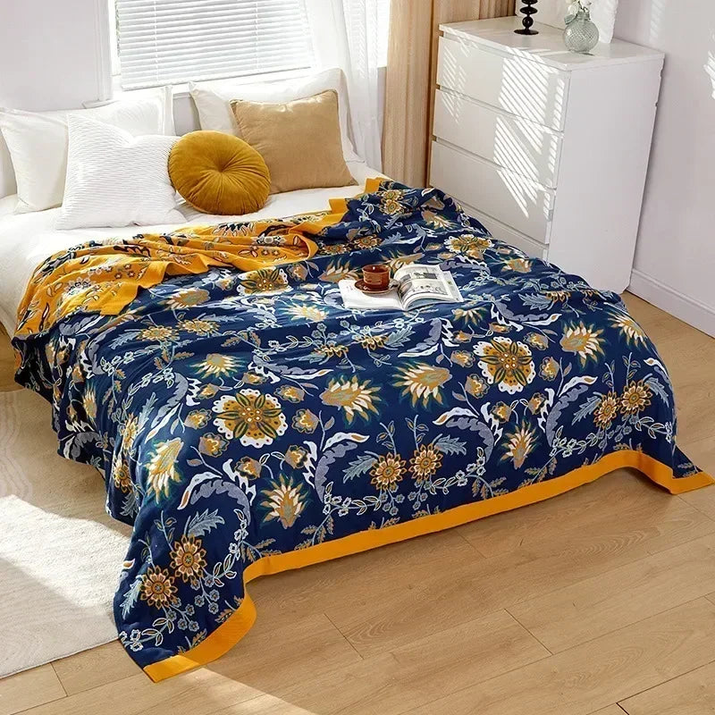 Elevate Your Summer Bliss with Our Boho Summer Cotton Quilt