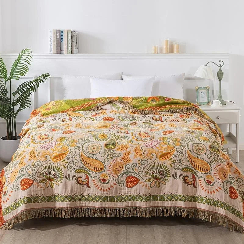 100% Cotton Gauze Towel Blanket – Your Perfect Companion for Comfort and Versatility