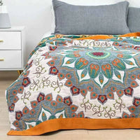 Summer Cool Quilt Casual Blanket New Cotton Blanket For Beds Boho Sofa Towel Throw Soft Mandala Bed Cover Double-sided Sheet