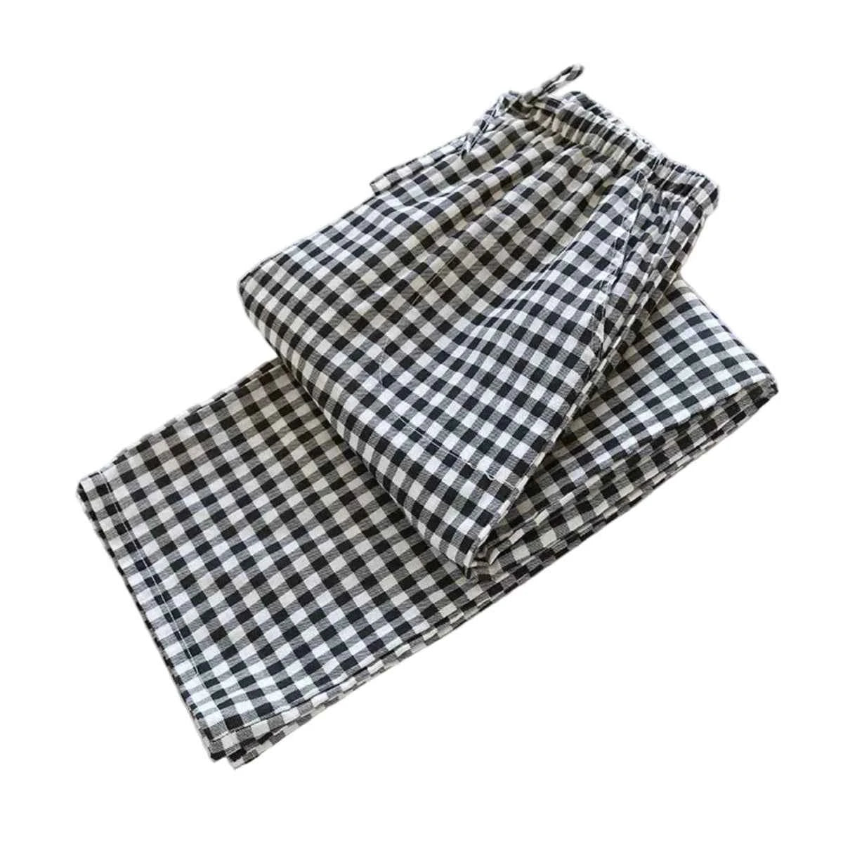 Men's Cotton Plaid Pajama Pants - Comfortable & Stylish Casual Sleepwear