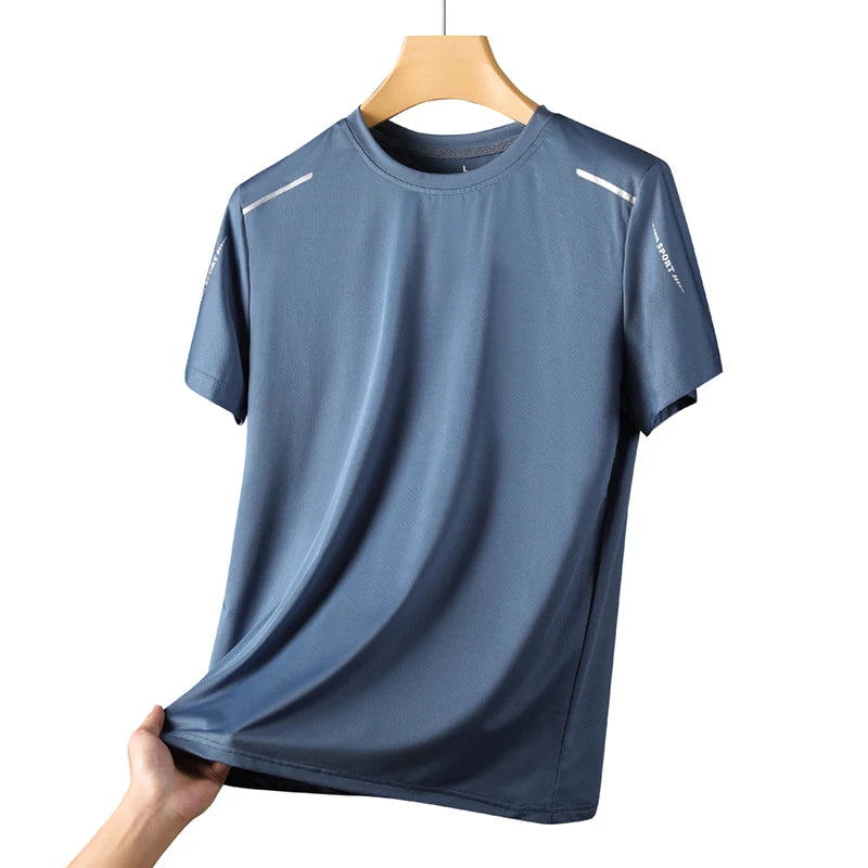 CHRLCK Men's Quick Dry Hiking T-shirt for Outdoor Sports