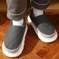Bebealy Winter Men Slippers - Cozy and Stylish Indoor-Outdoor House Shoes