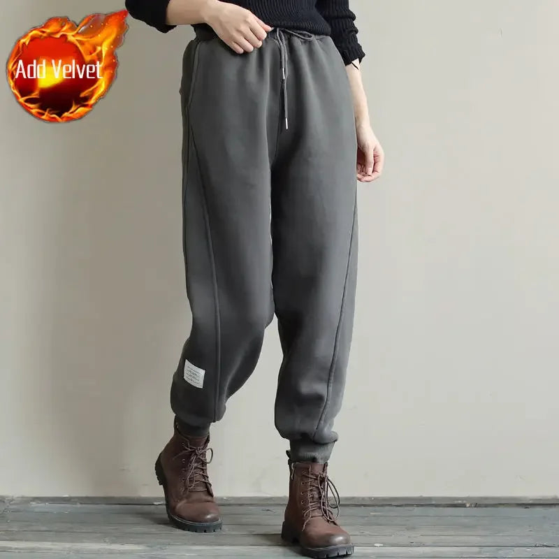 Female Trousers Sports Joggers Jogging Women's Pants Korean Fashion Pencil Sweatpants Fitness Trends 2024 -25 Outfits 90s Casual Xxl