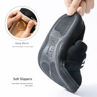 Experience Ultimate Comfort with Our Comfortable Suede Platform Slippers