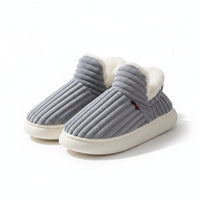 Bebealy Winter Men Slippers - Cozy and Stylish Indoor-Outdoor House Shoes