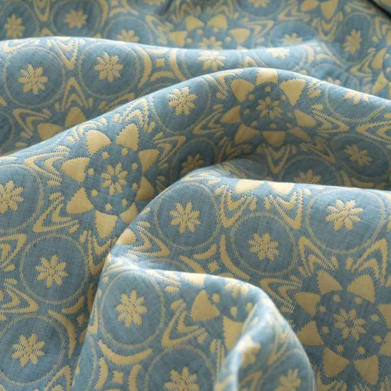 Bonenjoy 100% Cotton Bedspread Single Size Blanket Queen Size Bed Linen 침대커버 Retro Style Bed Sheets High Quality (No Pillowcase)