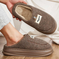 Men's Comfortable Warm Slippers - Plush EVA Memory Foam Cushion for Superior Comfort