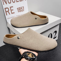 Men's Comfort Suede Clog Slippers - Luxurious Style Meets Ultimate Relaxation
