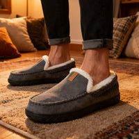 Luxury Men’s Winter Slippers - Plush Comfort for Home Relaxation