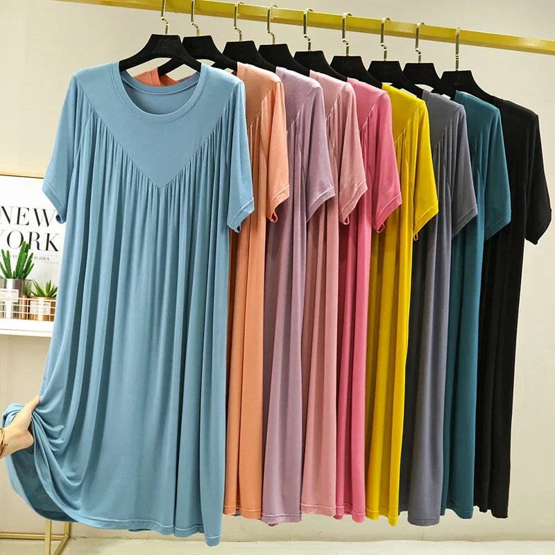 Luxurious Cotton Modal Nightgown for Women – Perfectly Crafted for Summer Comfort
