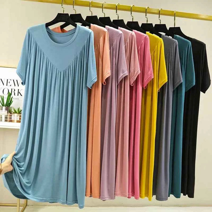 Luxurious Cotton Modal Nightgown for Women – Perfectly Crafted for Summer Comfort