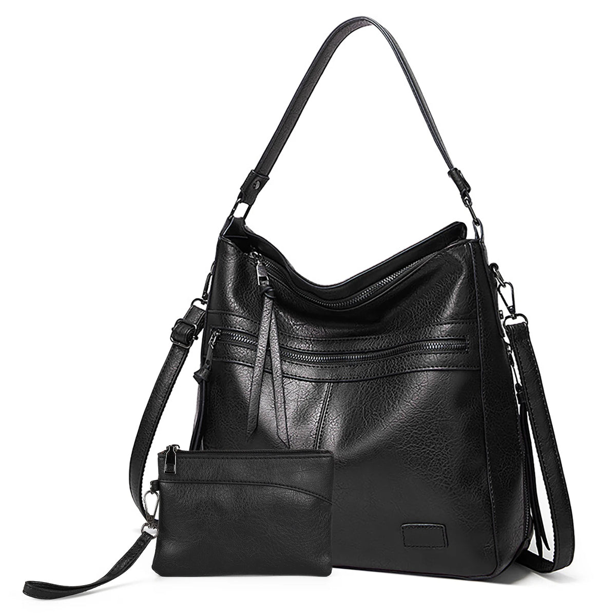 Women Designer Shoulder Bags - Large Leather Shoulder Handbags for Travel & Weekend Outdoor Use