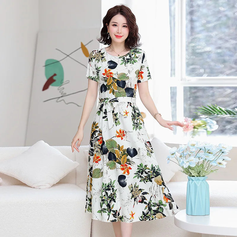 Comfortable Plus Size Nightgown for Middle-Aged Women – Perfect Summer Loungewear