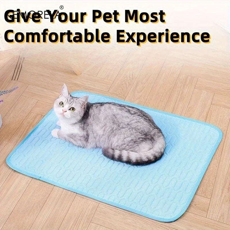 Stay Cool This Summer with Our Upgraded Cooling Mat for Pets - Perfect for All Sizes!