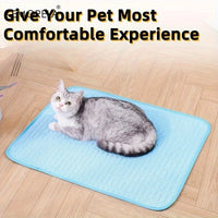 Stay Cool This Summer with Our Upgraded Cooling Mat for Pets - Perfect for All Sizes!