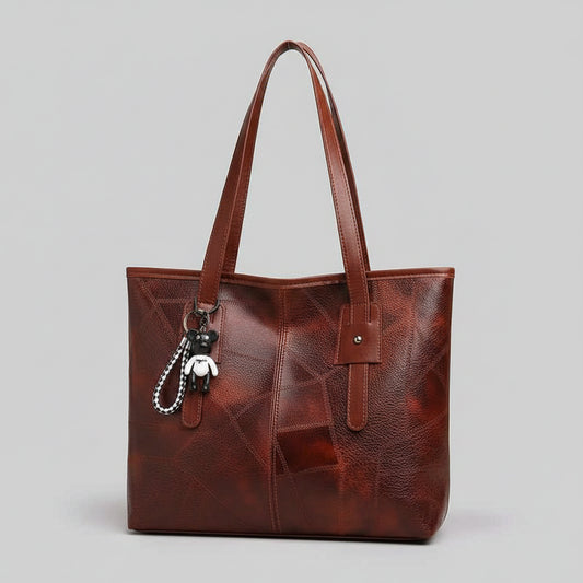 Trendy Women's  New Large Capacity Tote Bag with Horizontal Square Zipper Single Shoulder Handbag