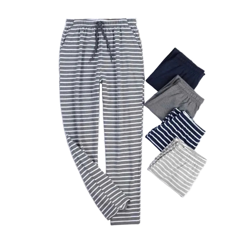 Comfort Meets Style: Men's Casual Cotton Sleeping Pants for Effortless Relaxation
