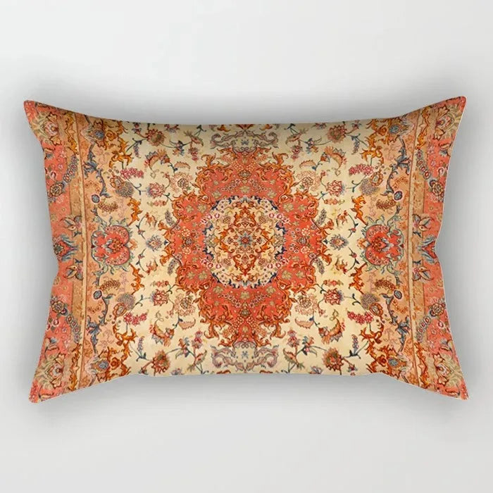 Transform Your Space with Our Bohemian Lumbar Pillow Cover