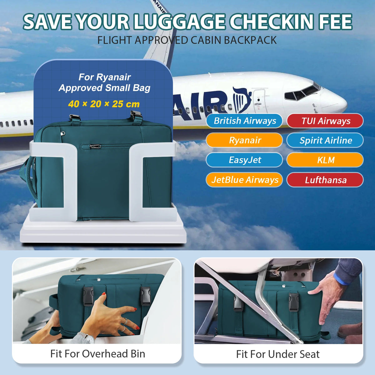 Ryanair Travel Backpack: The Ultimate Cabin Bag for Hassle-Free Travel
