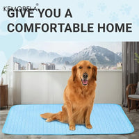 Stay Cool This Summer with Our Upgraded Cooling Mat for Pets - Perfect for All Sizes!