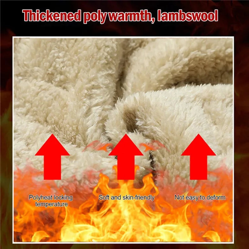 Men's Thermal Fleece Sweatpants - Cozy, Warm, and Ready for Winter Adventures