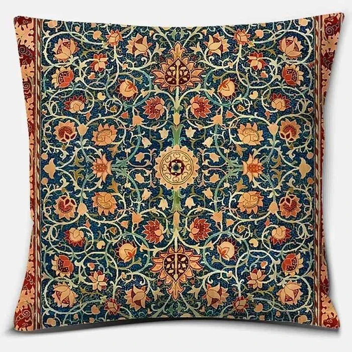 Antique Red and Blue Series Home Office Decorative Pillow Bedroom Pillow Gift Sofa Car Cushion Cover