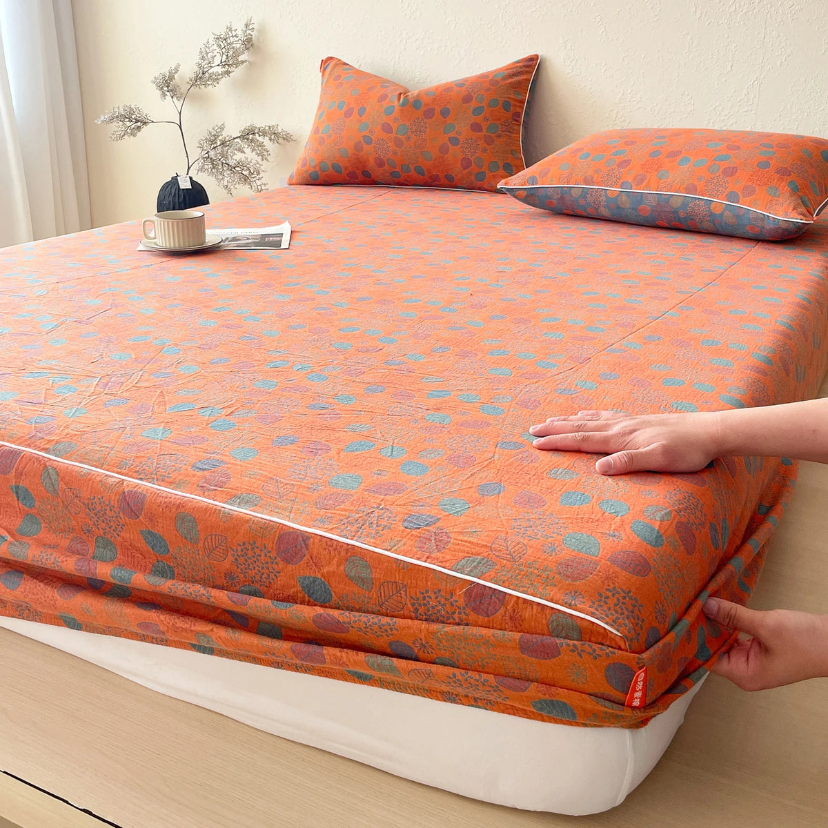 Luxurious Cotton Bed Sheets - Experience Ultimate Comfort with Our Jacquard Fitted Sheets