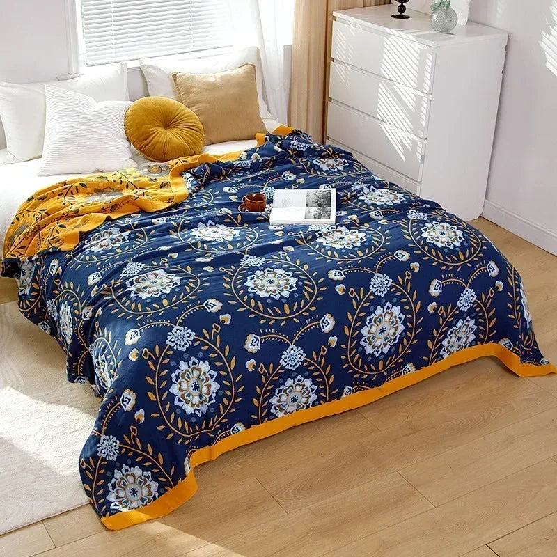 Elevate Your Summer Bliss with Our Boho Summer Cotton Quilt