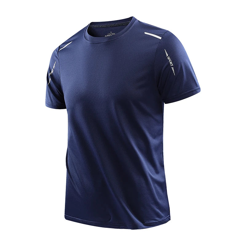 CHRLCK Men's Quick Dry Hiking T-shirt for Outdoor Sports
