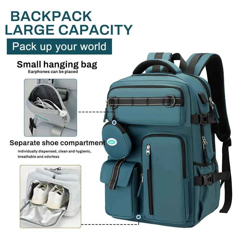 Travel Backpack – Flight Approved Cabin Bag with 15.6" Laptop Compartment