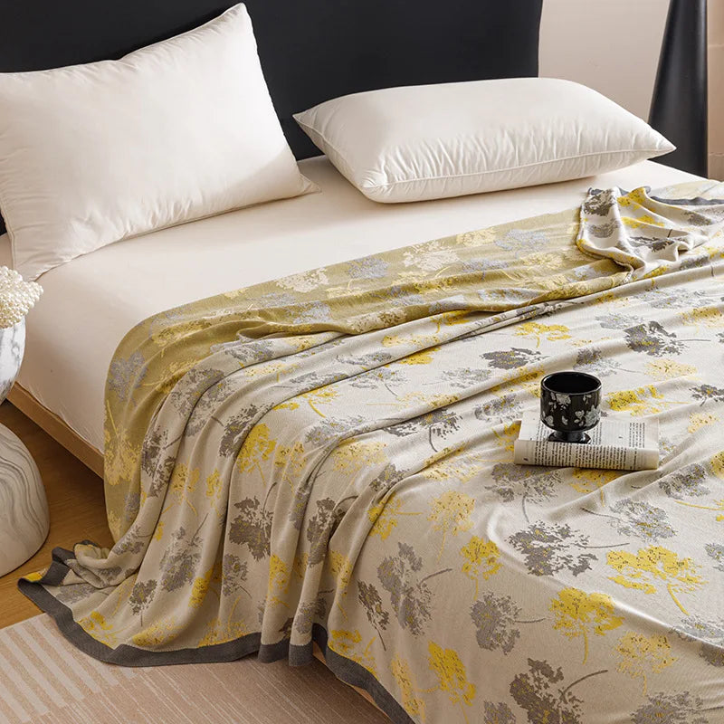 Bamboo Towel Quilt Blanket - Summer Softness for Cozy Comfort