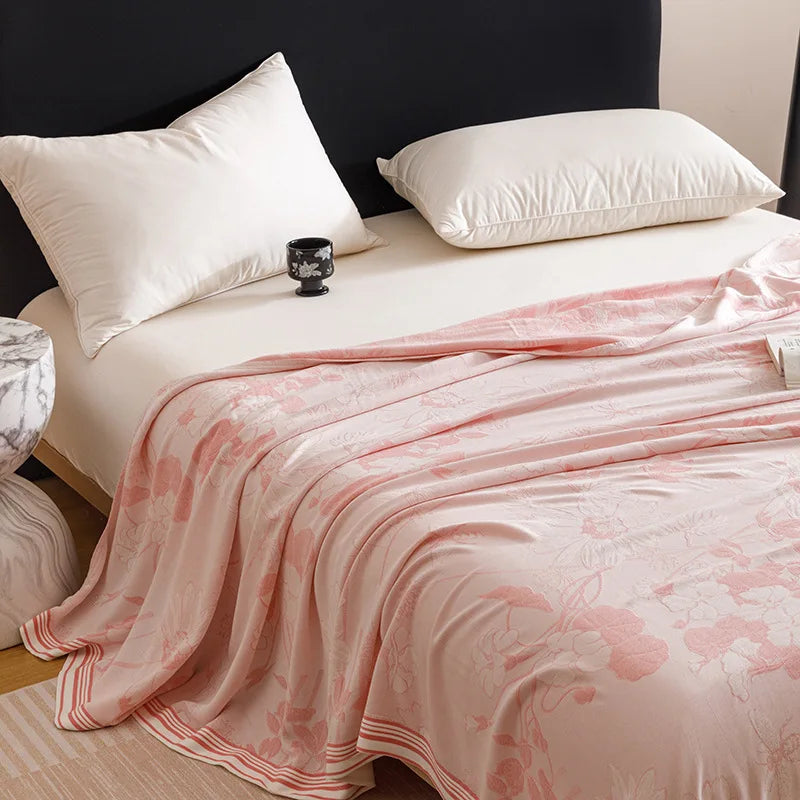 Bamboo Towel Quilt Blanket - Summer Softness for Cozy Comfort