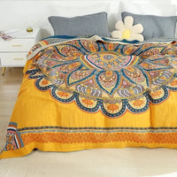 Elevate Your Summer Bliss with Our Boho Summer Cotton Quilt