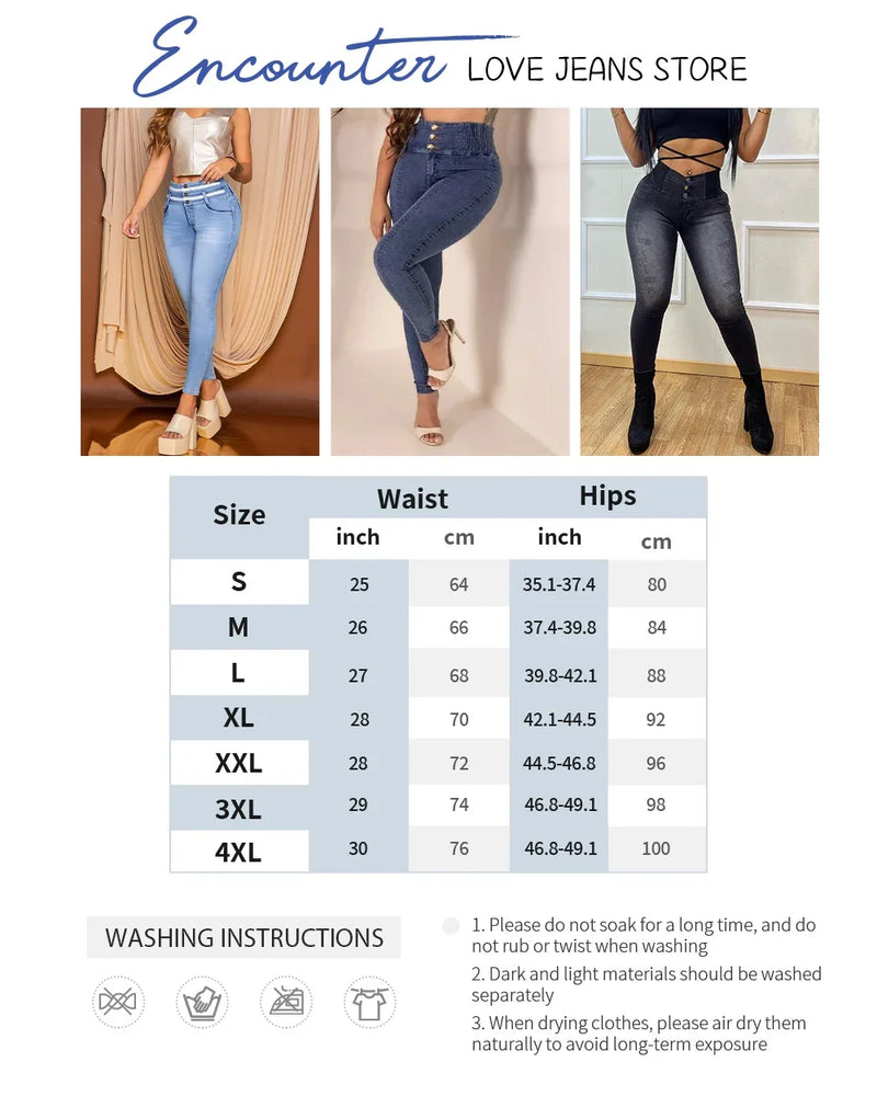 High Quality Comfortable Straight Leg Wrap Hips Casual Daily Trousers Women's Casual Blue Trousers Stylish Denim Pants for Women