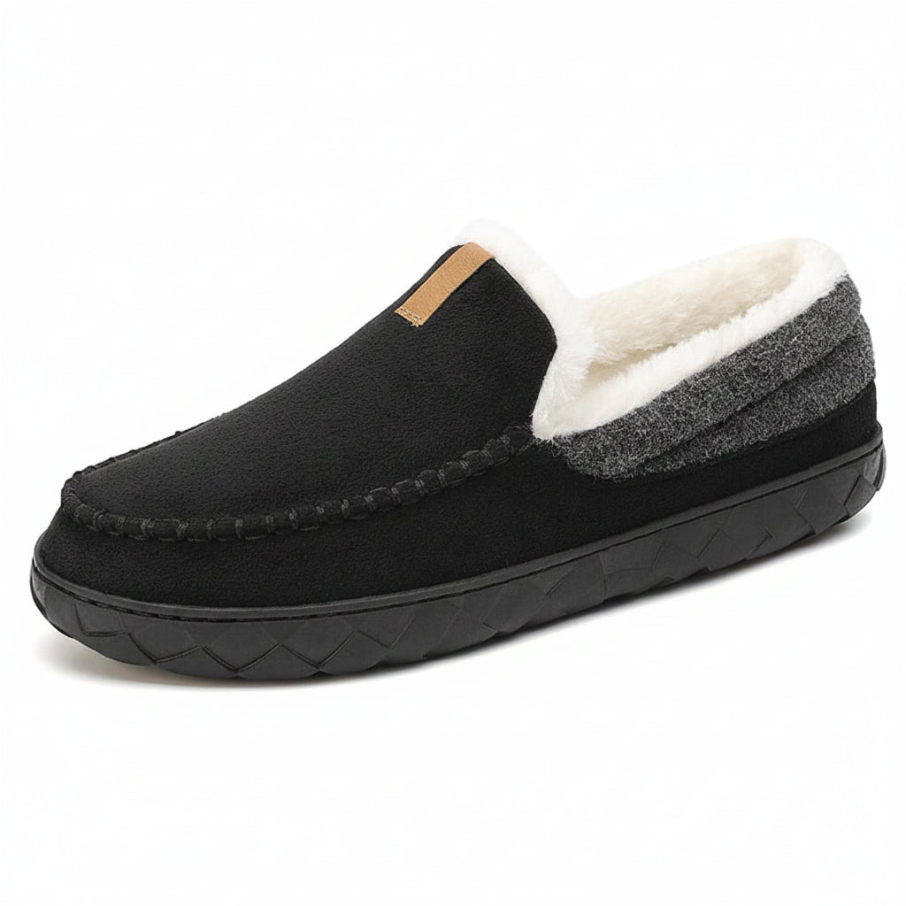 Luxury Men’s Winter Slippers - Plush Comfort for Home Relaxation