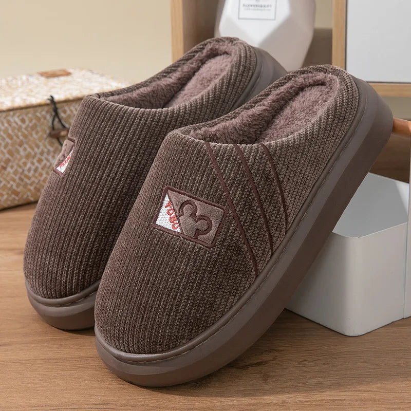 Luxury Women's Plush Slippers - Soft and Elegant Indoor Footwear