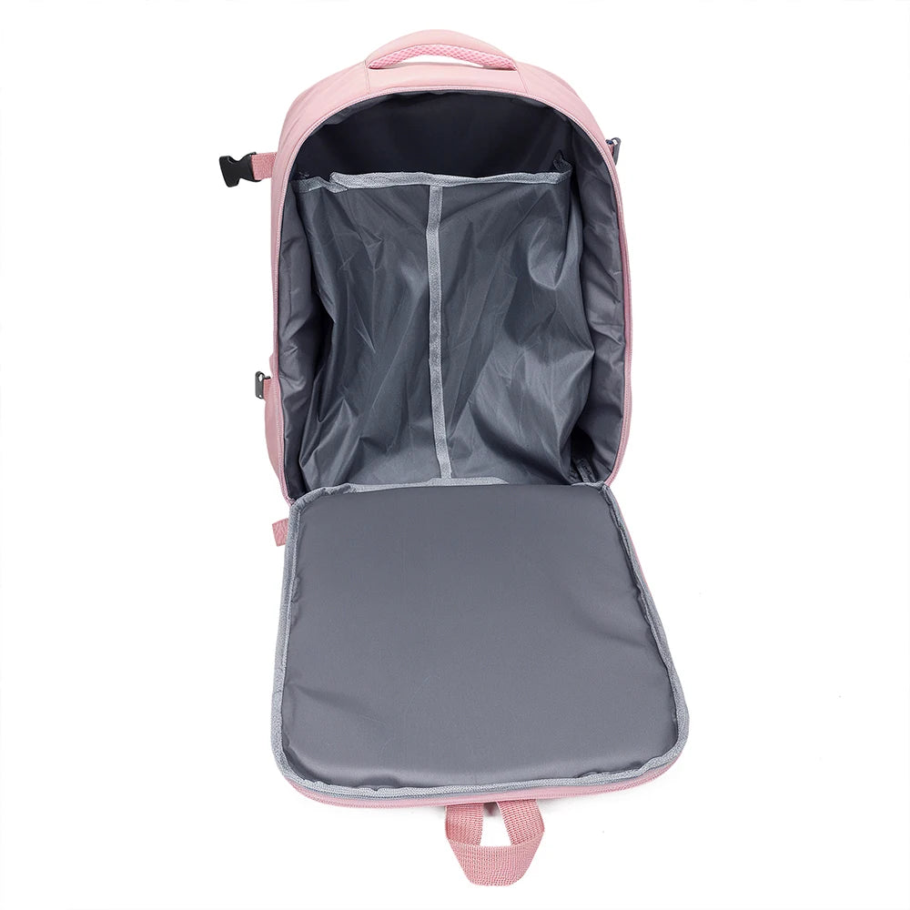 Airline Approved Backpack: The Ultimate 180° Open Cabin Carry-On with Shoe Compartment