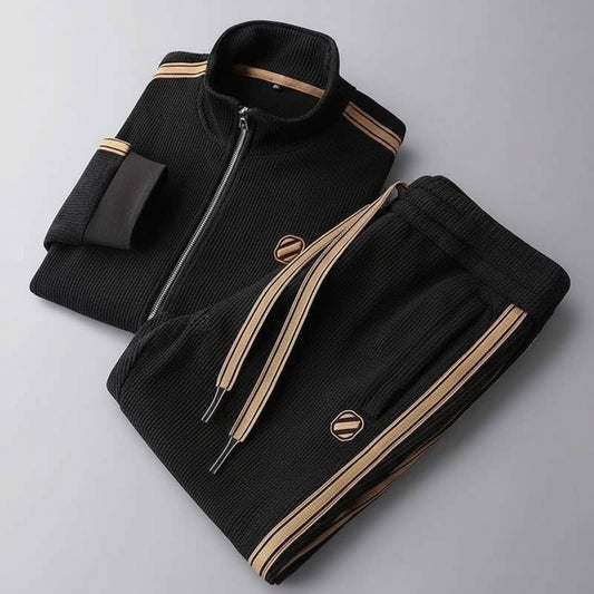 Autumn Sports Men Sets Suit for Men Zipper Hooded Cardigan Jacket Straight leg Sweatpants two-piece Set
