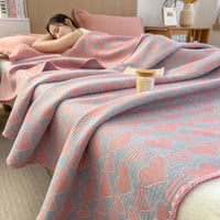Experience Ultimate Comfort with Our Cotton Three-Layer Towel Blanket