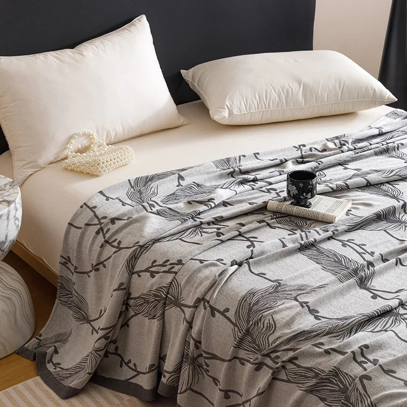 Bamboo Towel Quilt Blanket - Summer Softness for Cozy Comfort