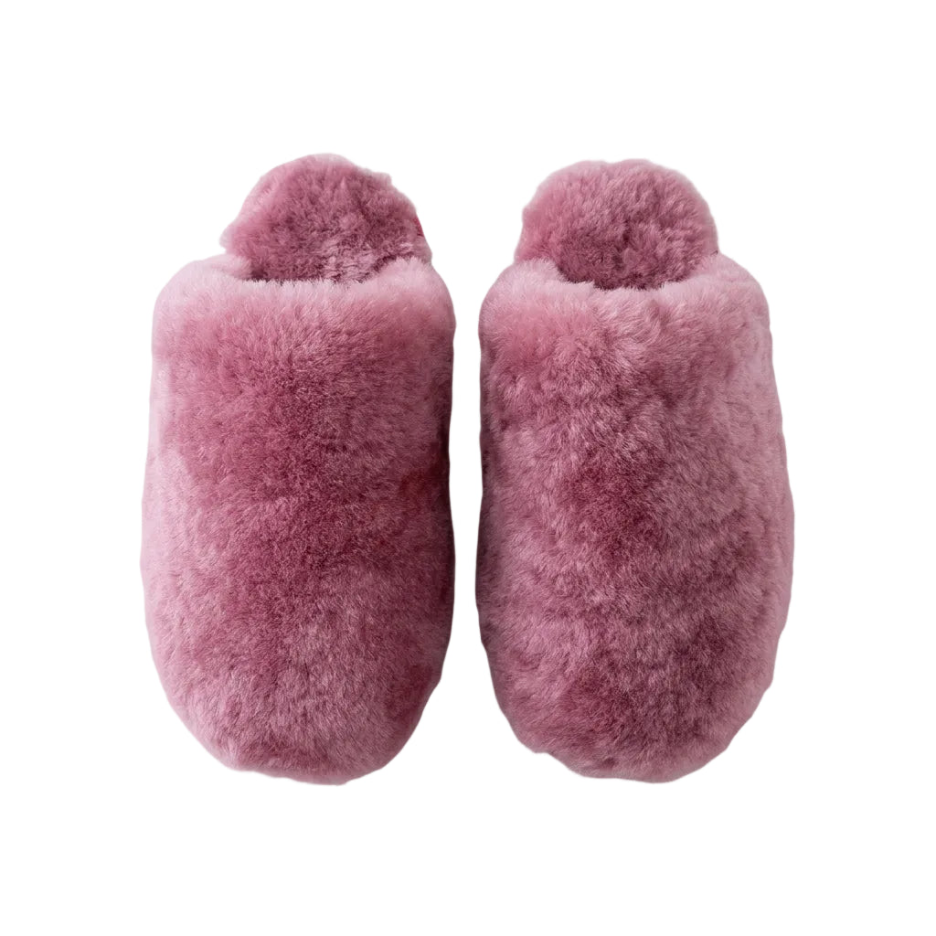 Women's Wool Slippers with Soft Shearling Lining for Cozy Winter Comfort