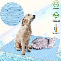Stay Cool This Summer with Our Upgraded Cooling Mat for Pets - Perfect for All Sizes!