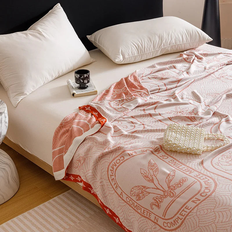 Bamboo Towel Quilt Blanket - Summer Softness for Cozy Comfort